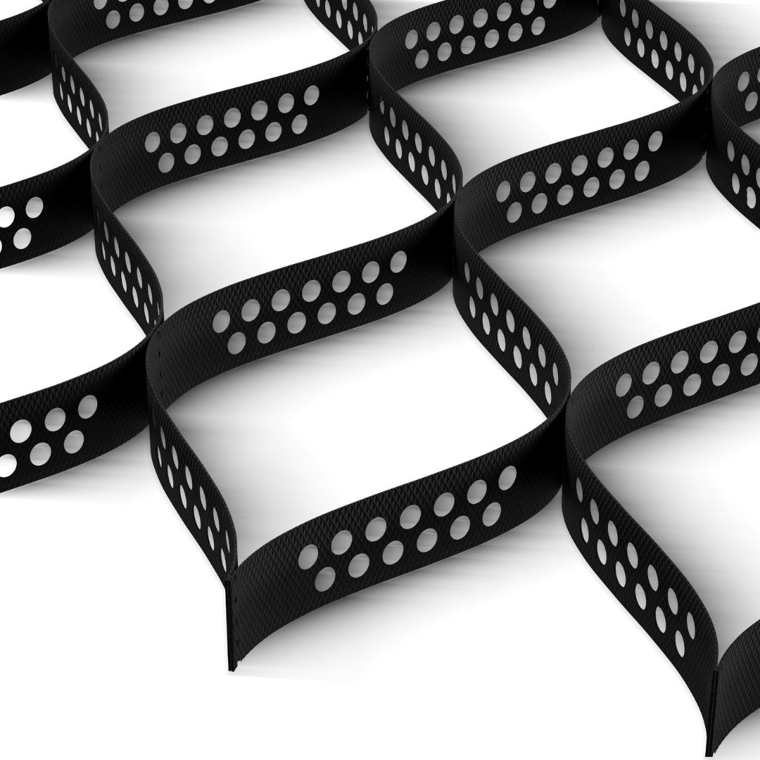 Bodenstabilisierungs Set: Geogitter + Drainagevlies + GRATIS Bodenankern