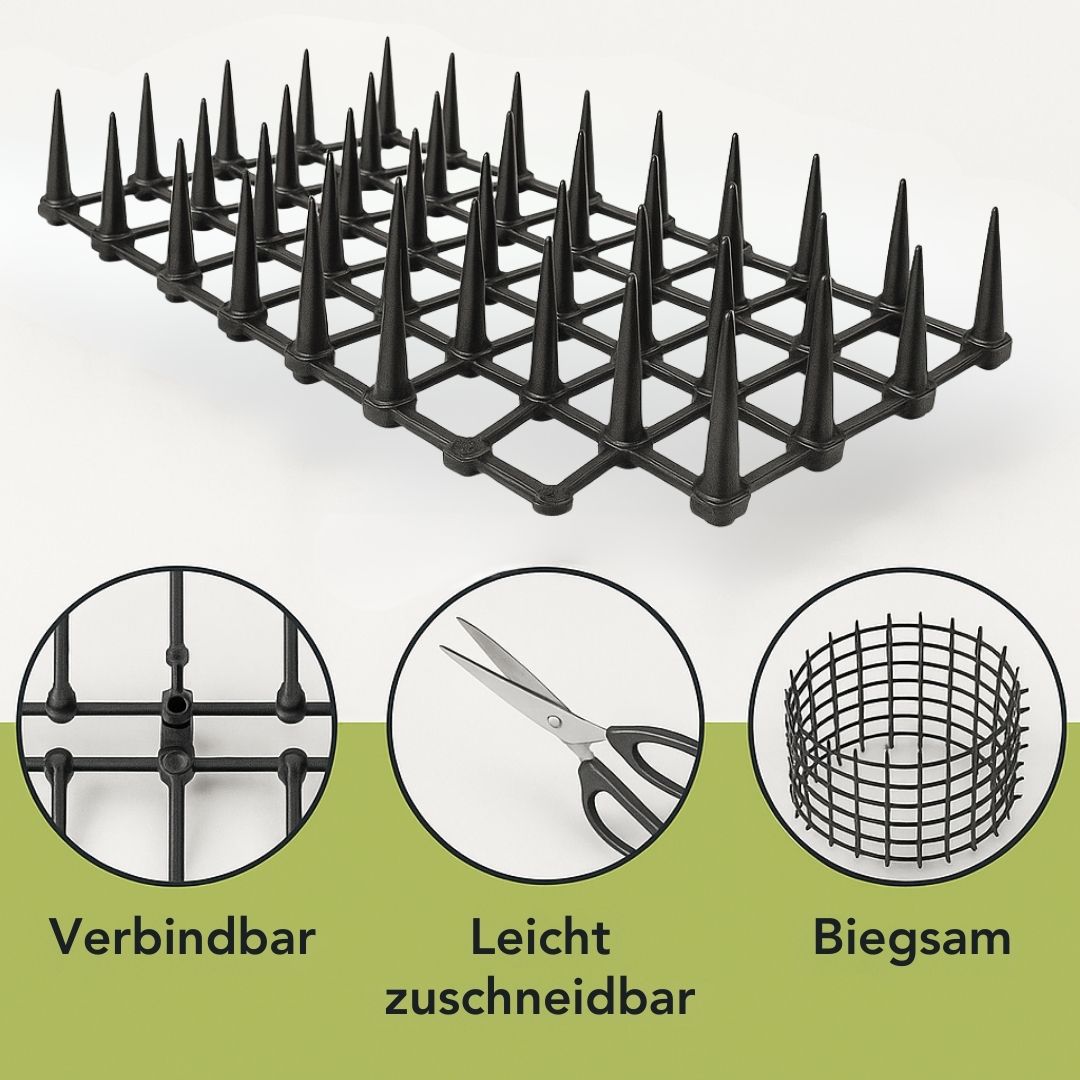 Katzenabwehrmatte inkl. 8 GRATIS Erdnägeln
