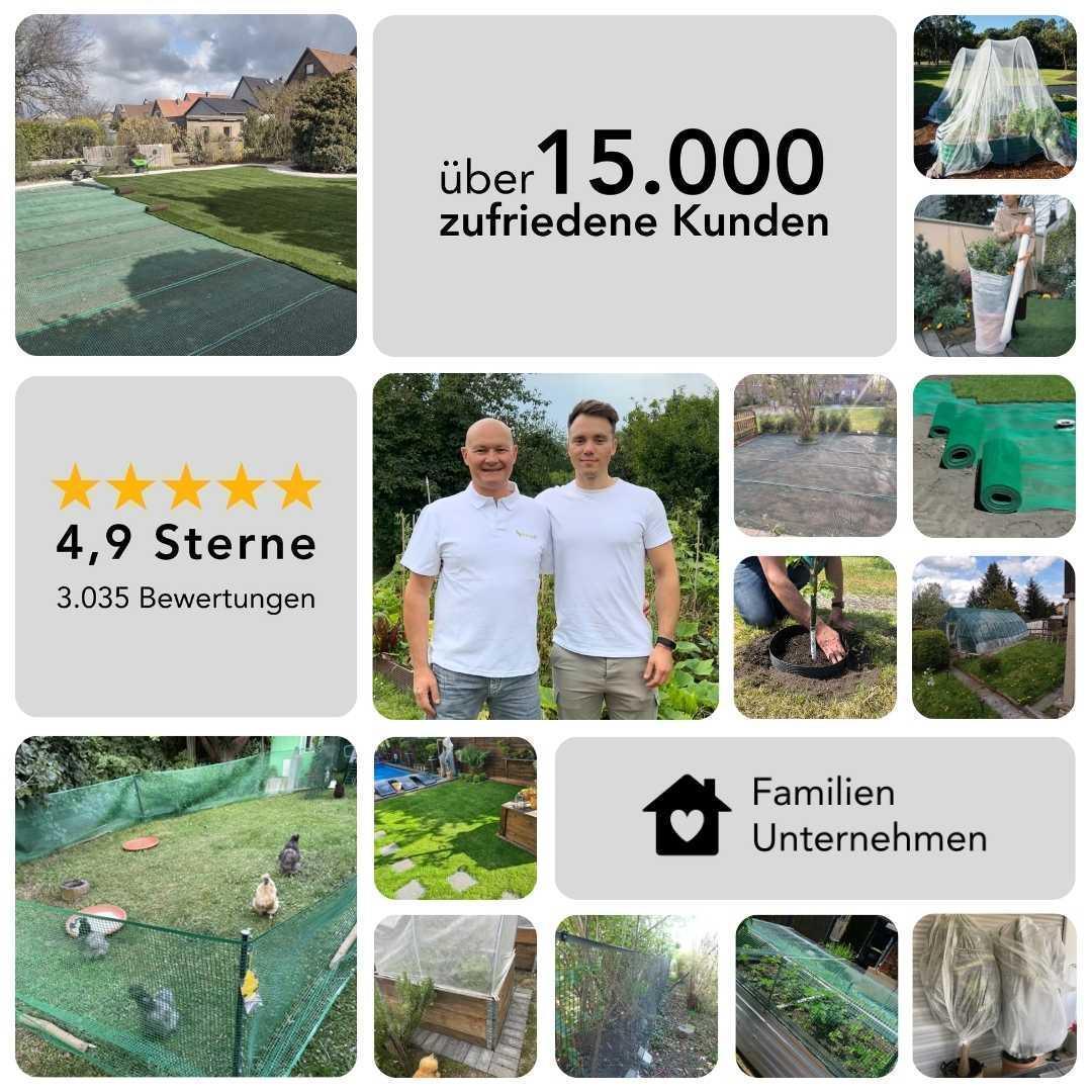 2 in 1 Laubplane und Laubtasche | 144 x 124 cm | 50 l