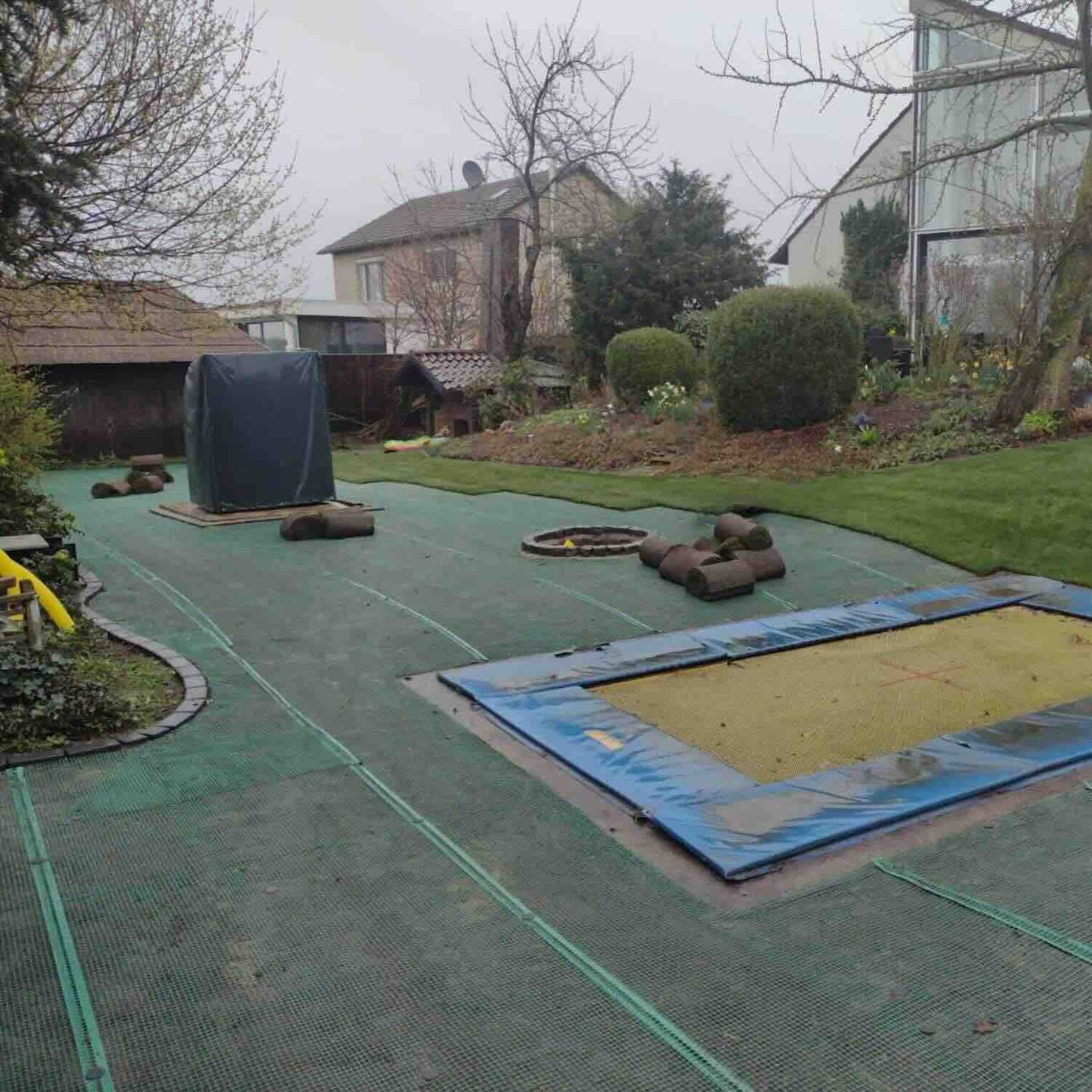 Premium Maulwurfgitter | 270g/m² | Rollrasen-Gitter | Grün