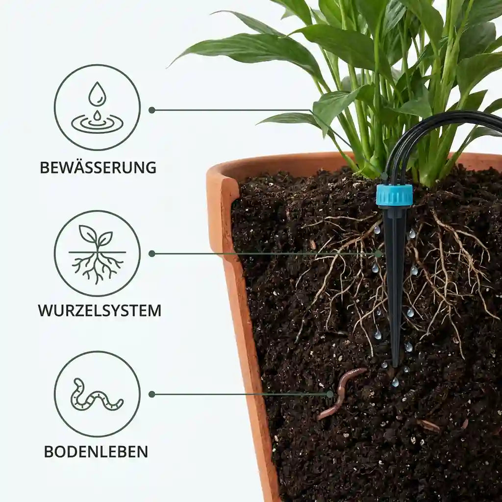 Bewässerungssystem Tröpfchenbewässerung
