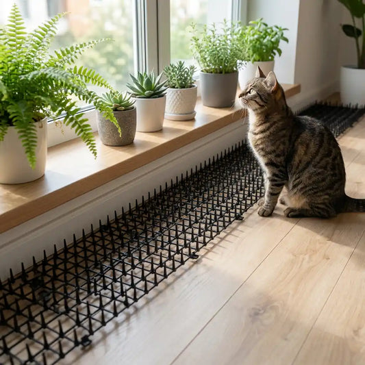 Katzenabwehrmatte inkl. 8 GRATIS Erdnägeln Set