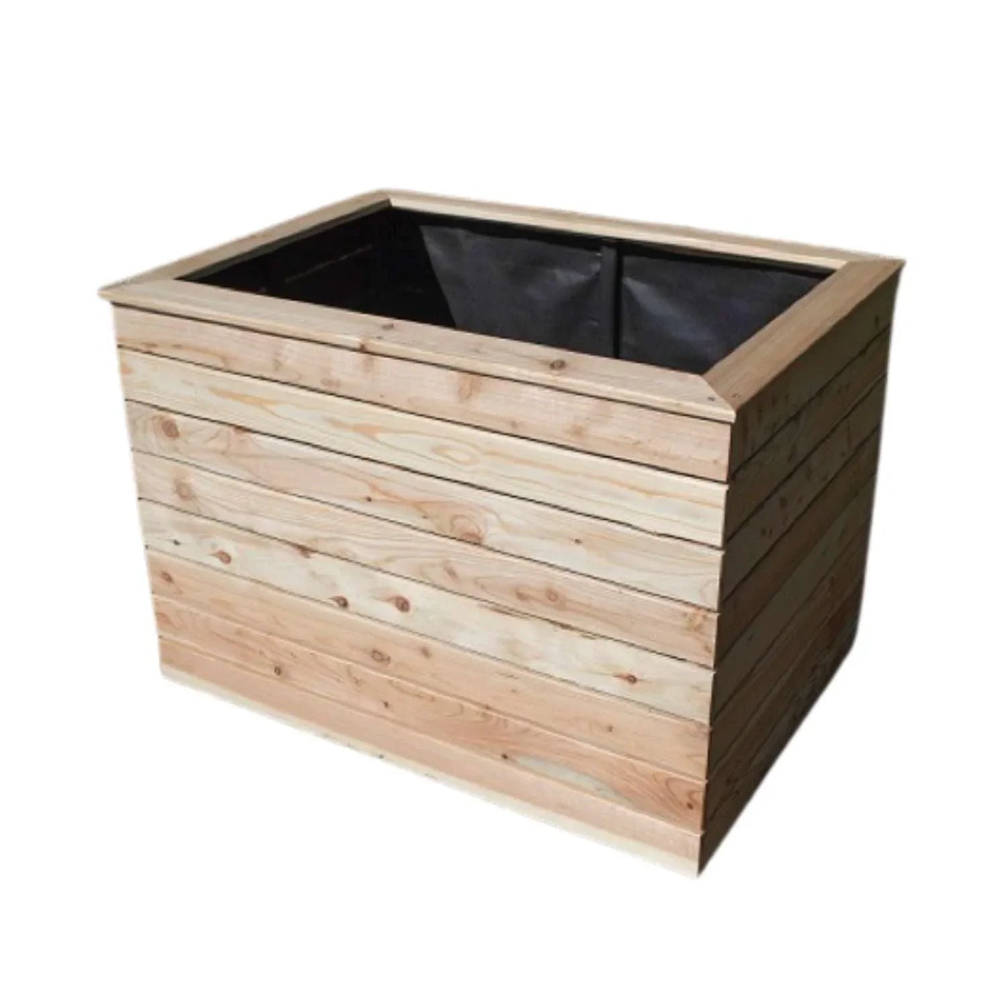 Hochbeet ohne Boden aus Lärchenholz - inkl. integrierter Schutzfolie - Florade.de