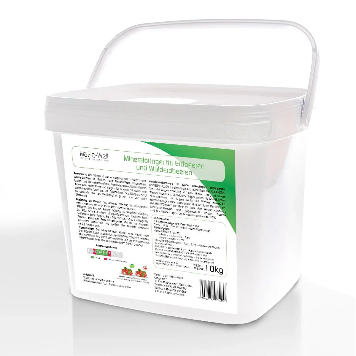 Mineraldünger für Erdbeeren und Walderdbeeren - Florade.de Düngemittel, Dünger, Erdbeeren, Mineraldünger, Obstdünger, Walderdbeeren