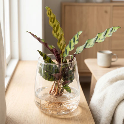Calathea Insignis im Kingston-Glas im Wohnzimmer