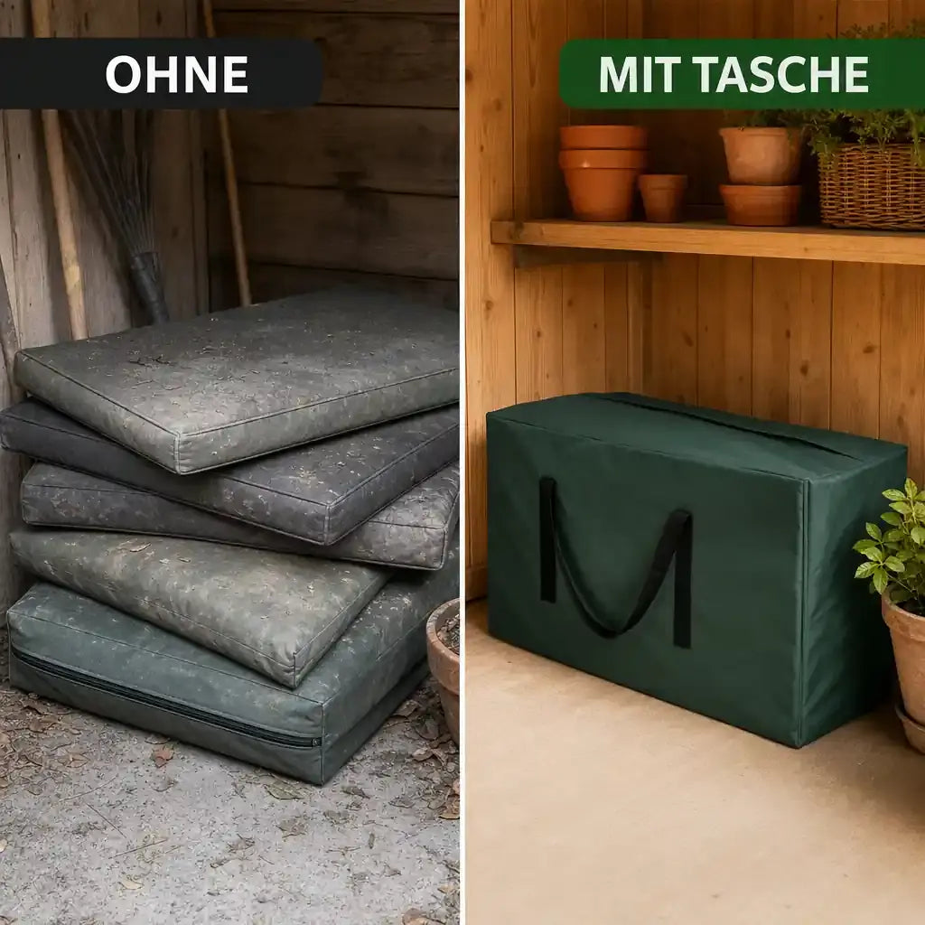 Aufbewahrungstasche Gartenpolster wasserdicht