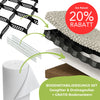 Bodenstabilisierungs Set: Geogitter + Drainagevlies + GRATIS Bodenankern