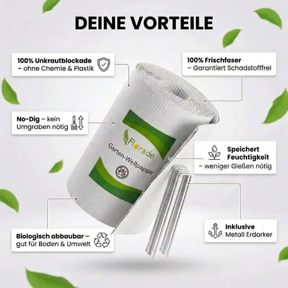 Premium Gartenpappe Set + GRATIS Metallanker