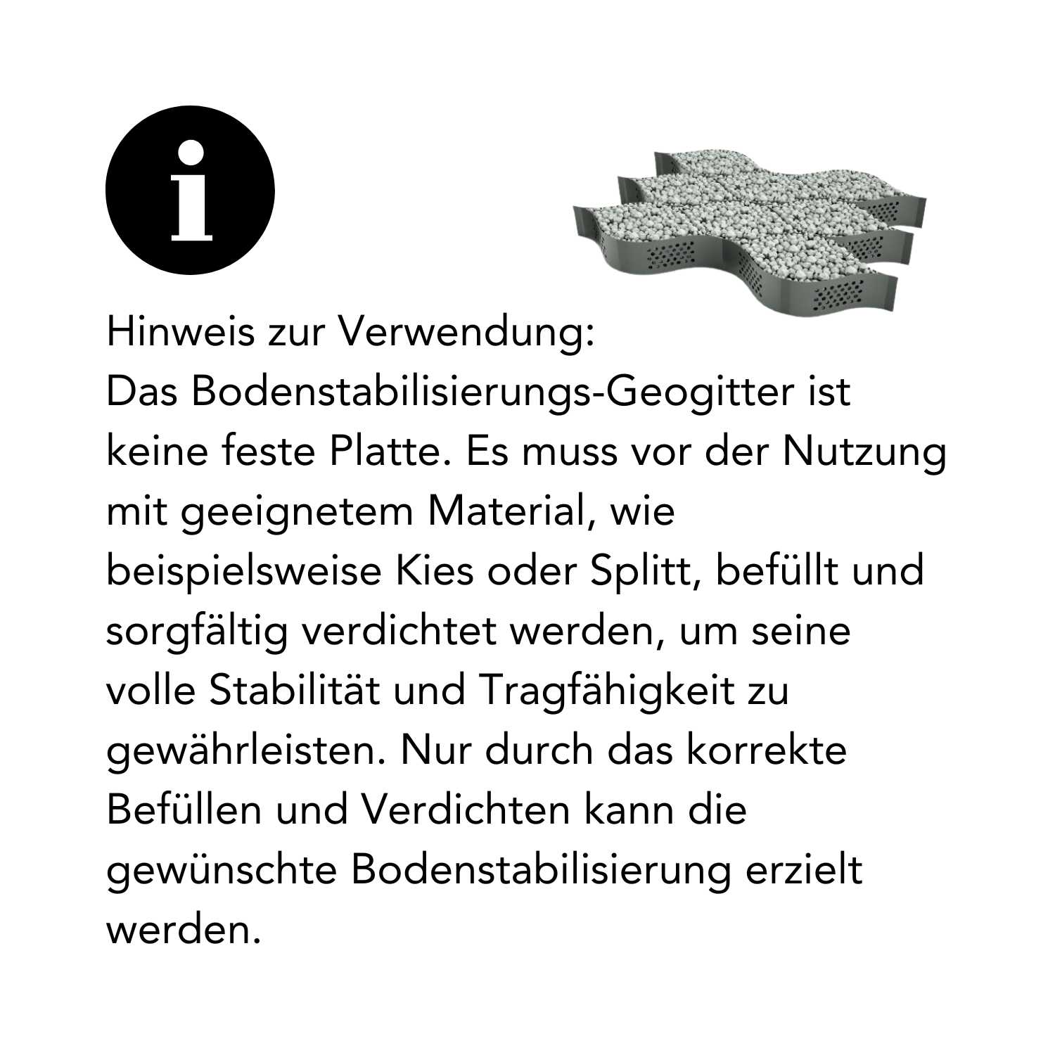 Geogitter Bodenstabilisierung | Geotextil Bodenverstärkung | Rasengitter | Bodengitter