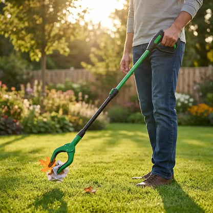Greifzange 81 cm – Müllgreifer & Greifhilfe mit Magnet, 360° drehbar