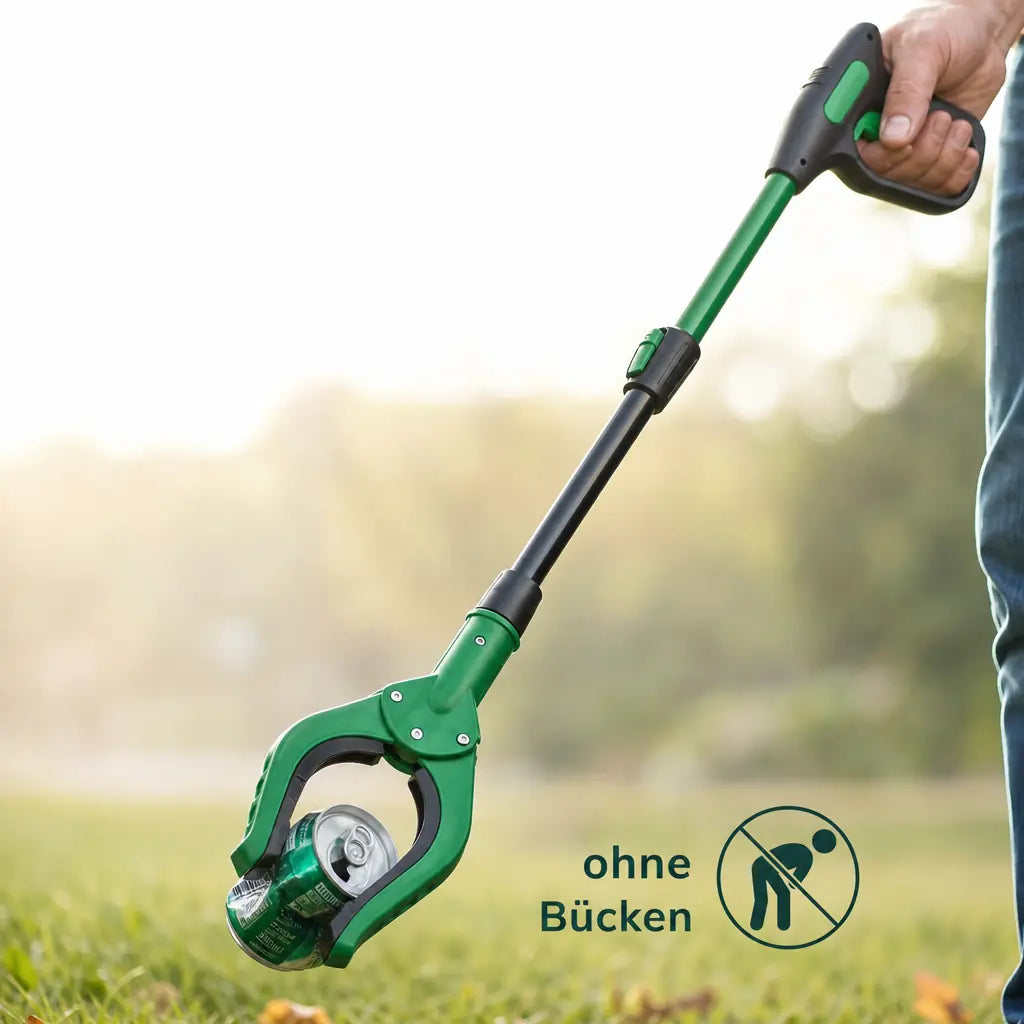 Greifzange 81 cm – Müllgreifer & Greifhilfe mit Magnet, 360° drehbar