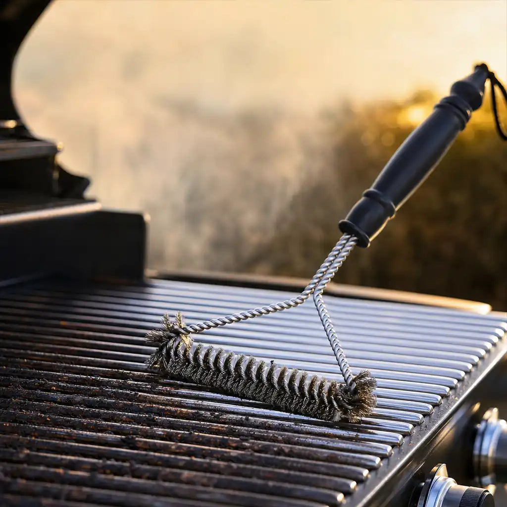 Grillbürste ohne Borsten – Edelstahl