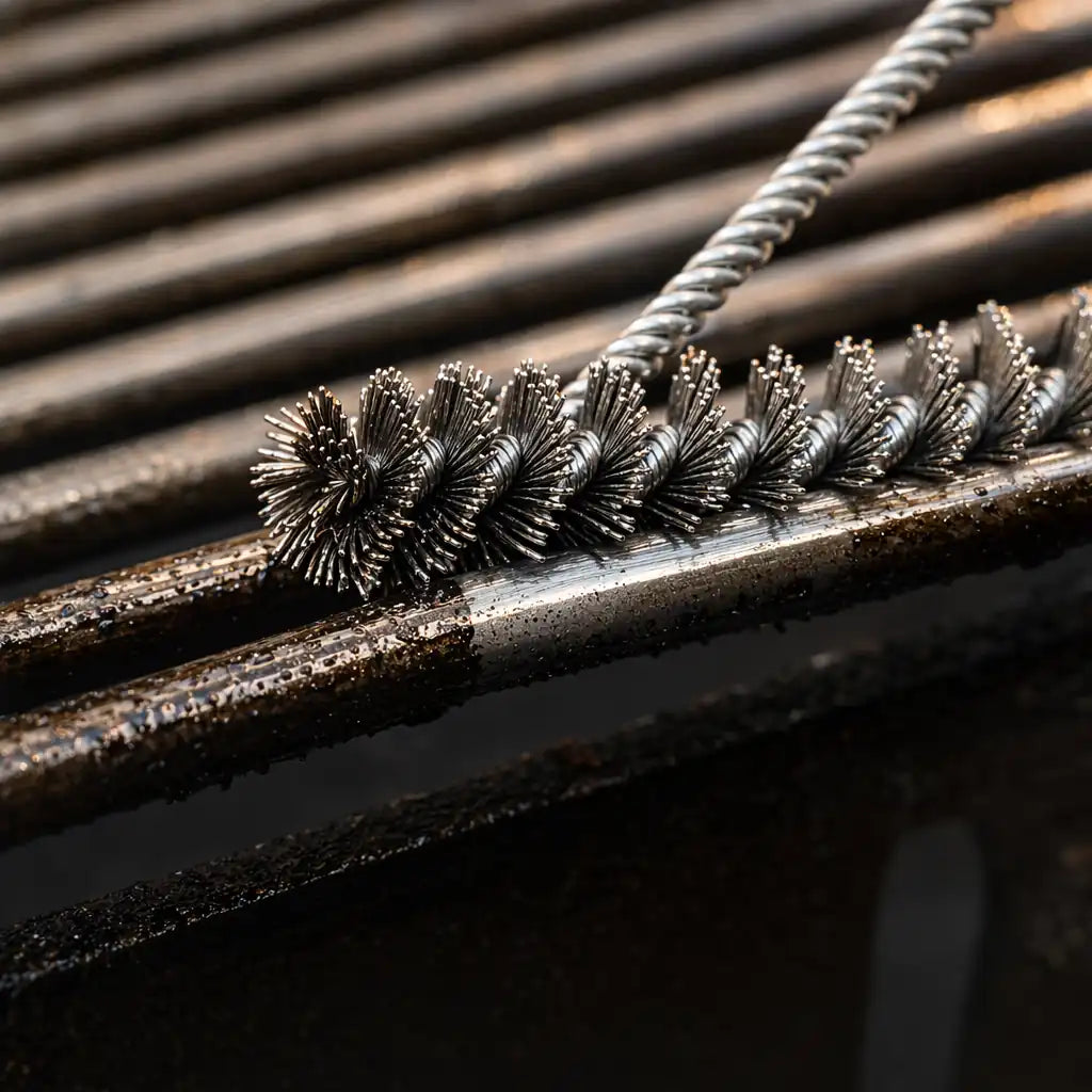 Grillbürste ohne Borsten – Edelstahl