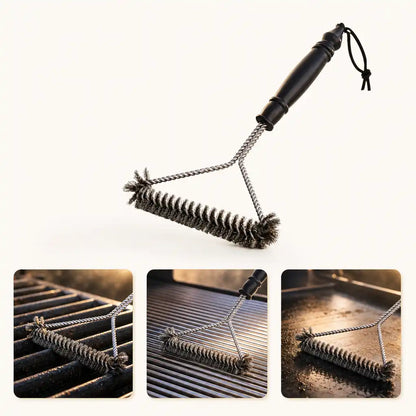 Grillbürste ohne Borsten – Edelstahl