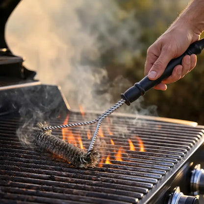 Grillbürste ohne Borsten – Edelstahl