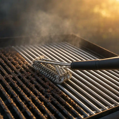 Grillbürste ohne Borsten – Edelstahl