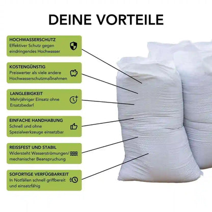 Hochwasser Sandsack | inkl. Verschlusskabelbinder