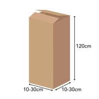 Versandkarton | Einwellig | Konform mit allen Versanddienstleistern | 10 Stück