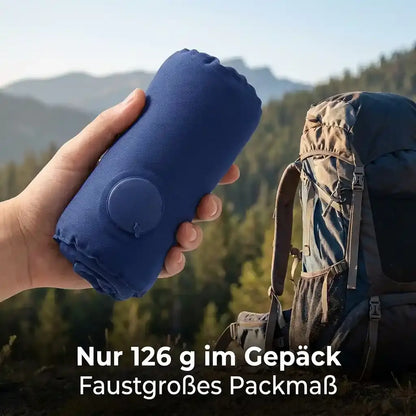 Aufblasbares Campingkissen – ultraleichtes Reisekissen