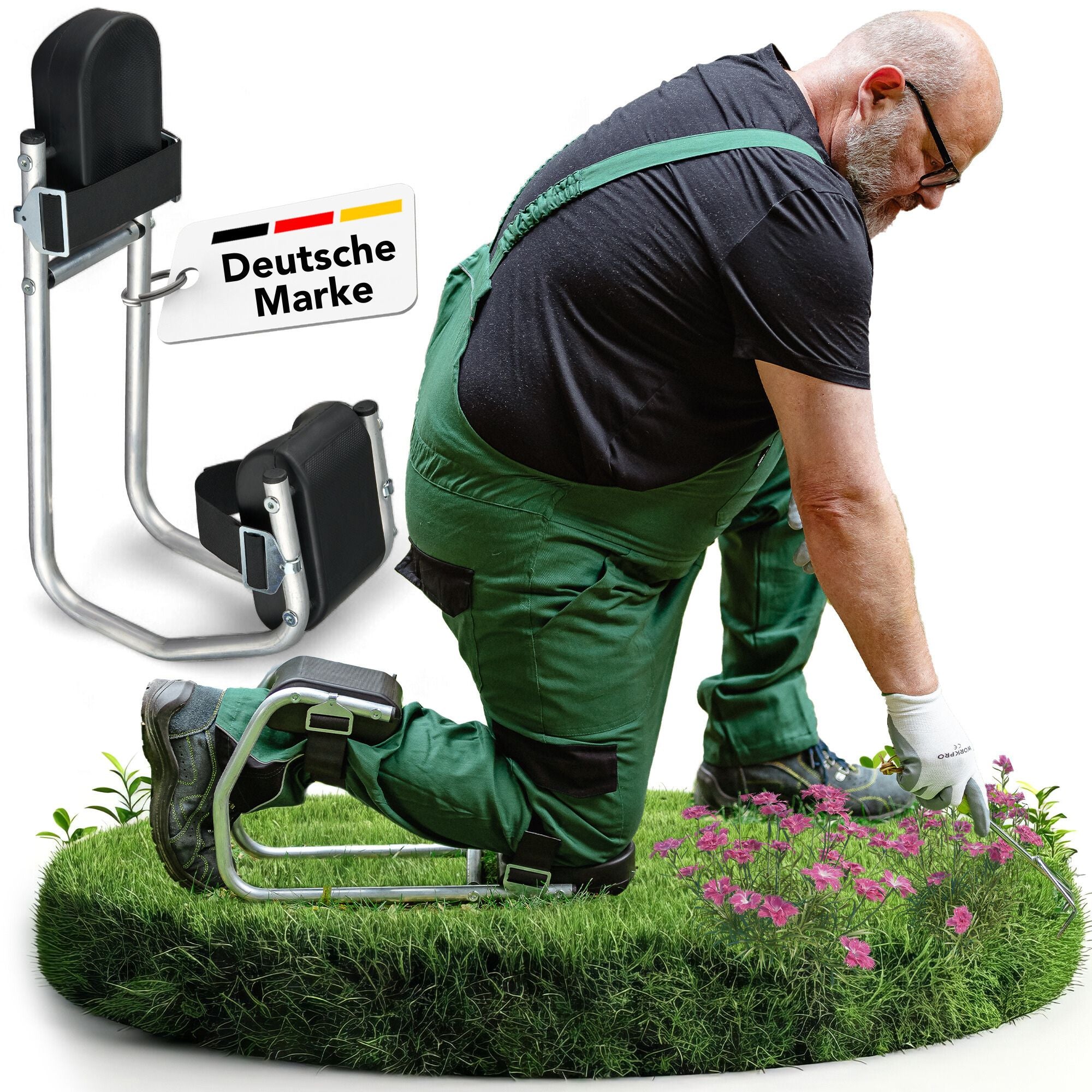 Florade® Kniesitz | Garten Kniebank | Kniehocker | Knieschoner