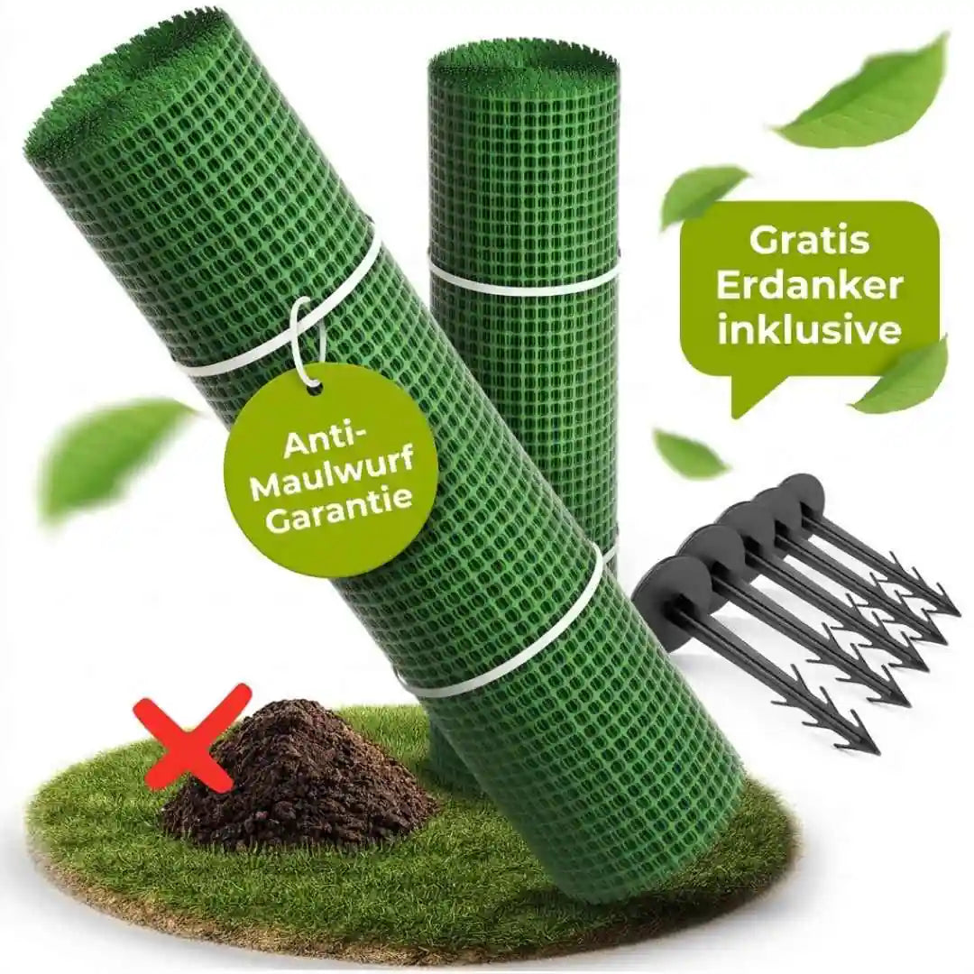 Premium Maulwurfgitter Set | 1,5 m Breite