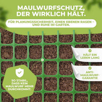 Premium Maulwurfgitter Set | 1,5 m Breite