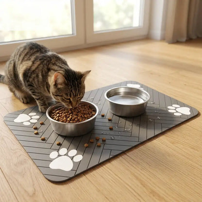 Napfuntersetzer – saugfähige Napfunterlage für Hund & Katze