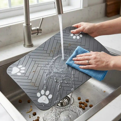 Napfuntersetzer – saugfähige Napfunterlage für Hund & Katze