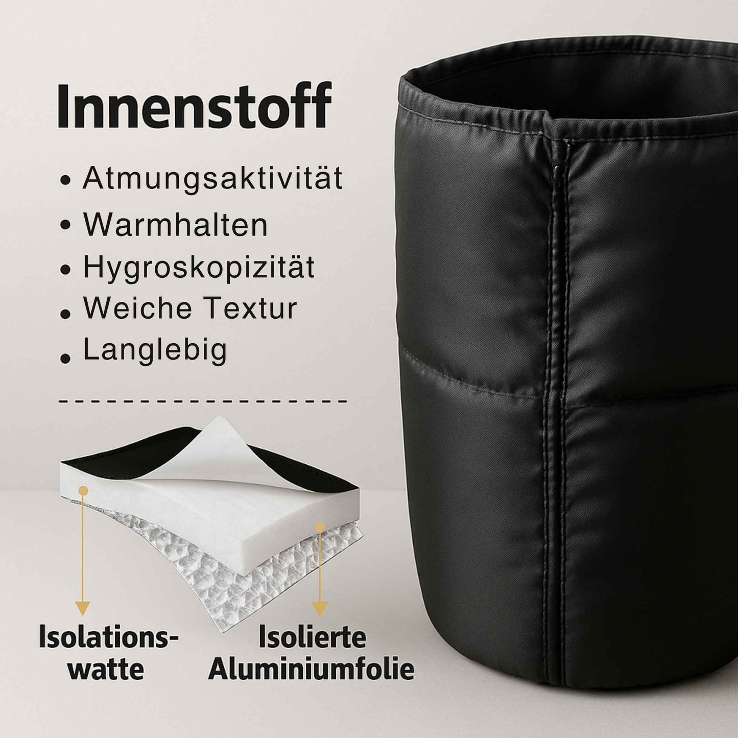 Premium Pflanzenisolierhülle mit Kordelzug