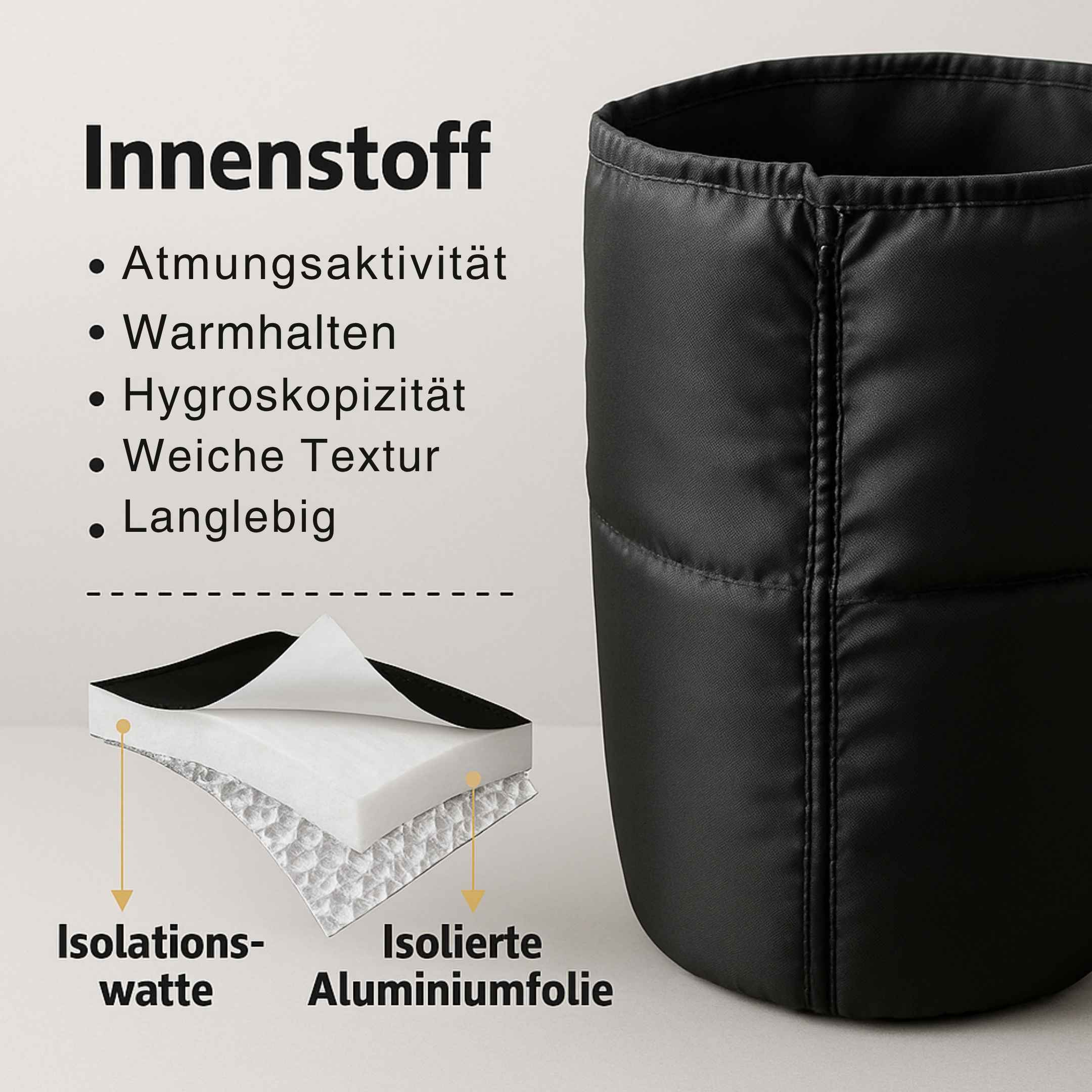 Premium Pflanzenisolierhülle mit Kordelzug