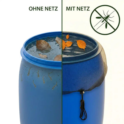 Regentonnennetz – Mückenschutz