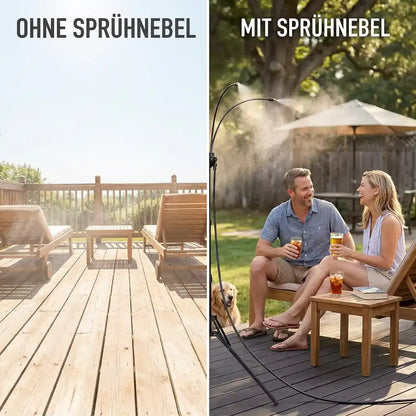 Sprühnebel Terrasse – Standsystem