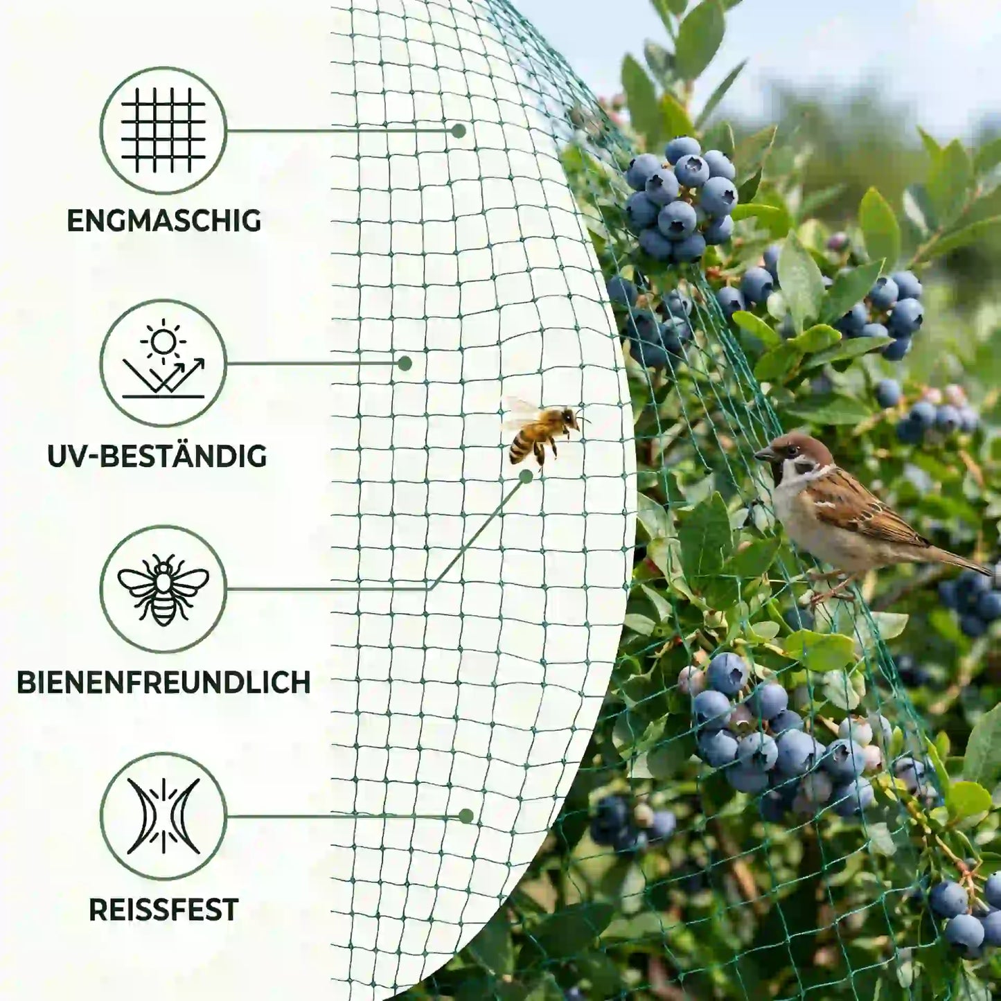 Vogelschutznetz