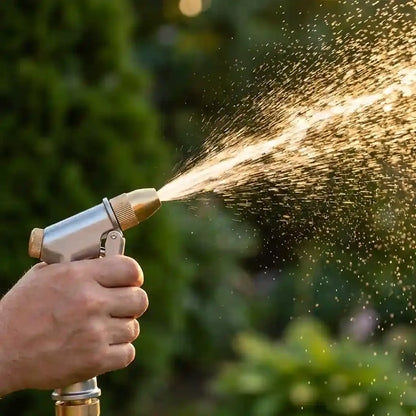 Gartenbrause Vollmetall – Spritzpistole mit Messingdüse