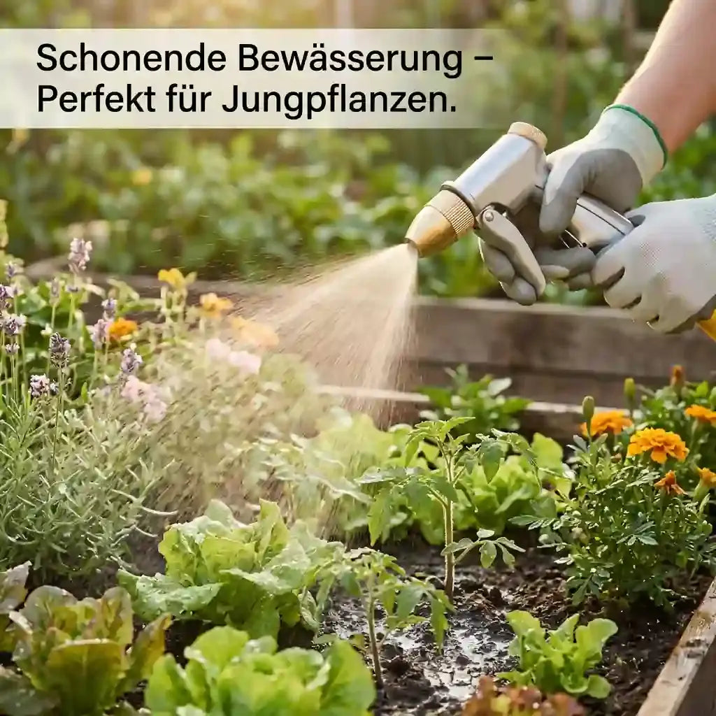 Gartenbrause Vollmetall – Spritzpistole mit Messingdüse