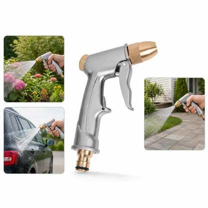 Gartenbrause Vollmetall – Spritzpistole mit Messingdüse