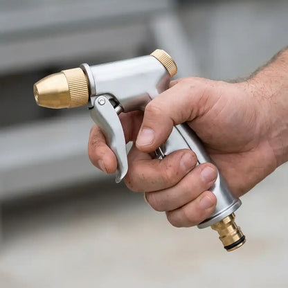 Gartenbrause Vollmetall – Spritzpistole mit Messingdüse