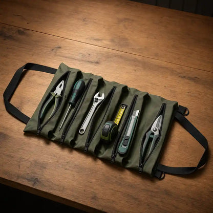 Werkzeugtasche – aufrollbar