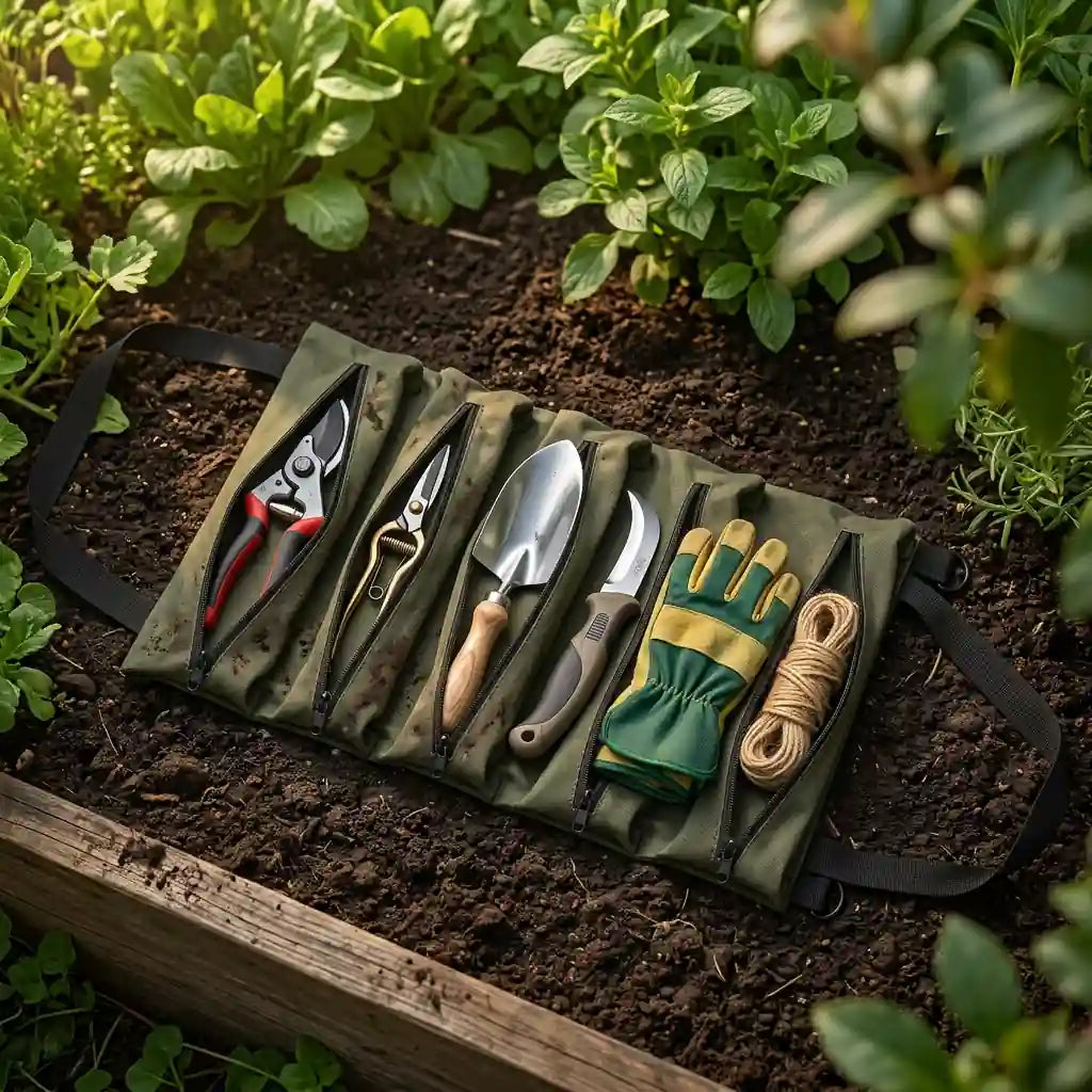 Werkzeugtasche – aufrollbar