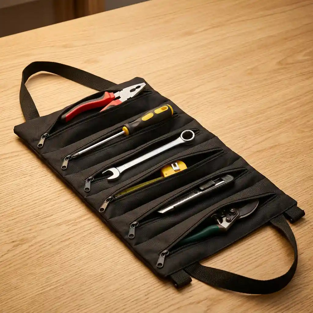 Werkzeugtasche – aufrollbar