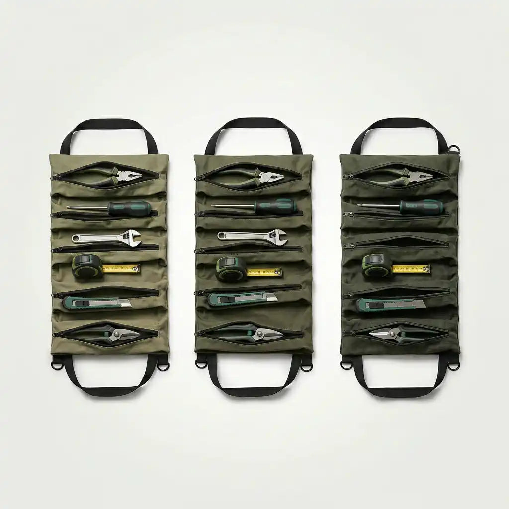 Werkzeugtasche – aufrollbar