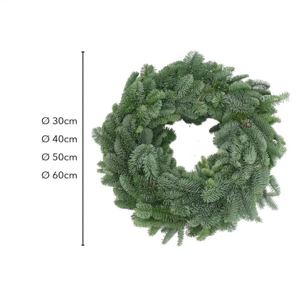 Größe Nobilis-Kranz: Ø 30, 40, 50 oder 60 cm