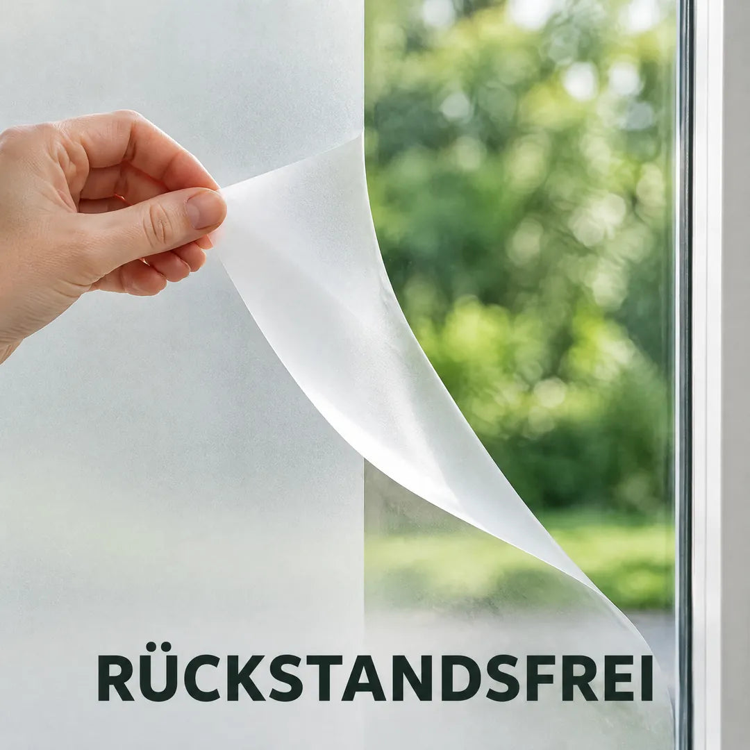 Fensterfolie wird rückstandsfrei von der Scheibe abgezogen
