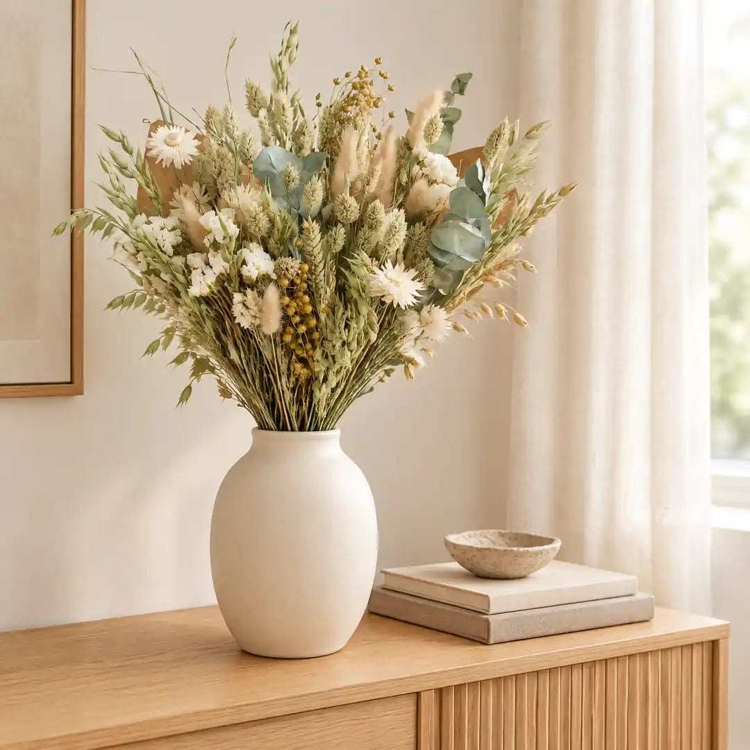 Getrocknete Blumen kaufen – Trockenblumenstrauß 60 cm