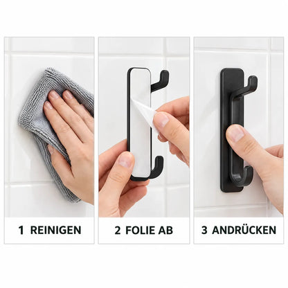 Montage in drei Schritten: Reinigen, Folie ab, Andrücken