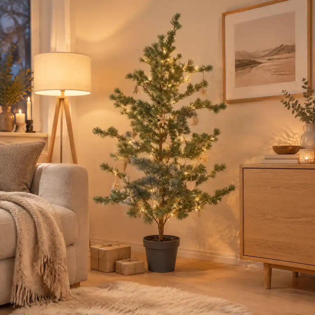 Künstliche Kiefer: Weihnachtsbaum im Topf, 150 cm kaufen