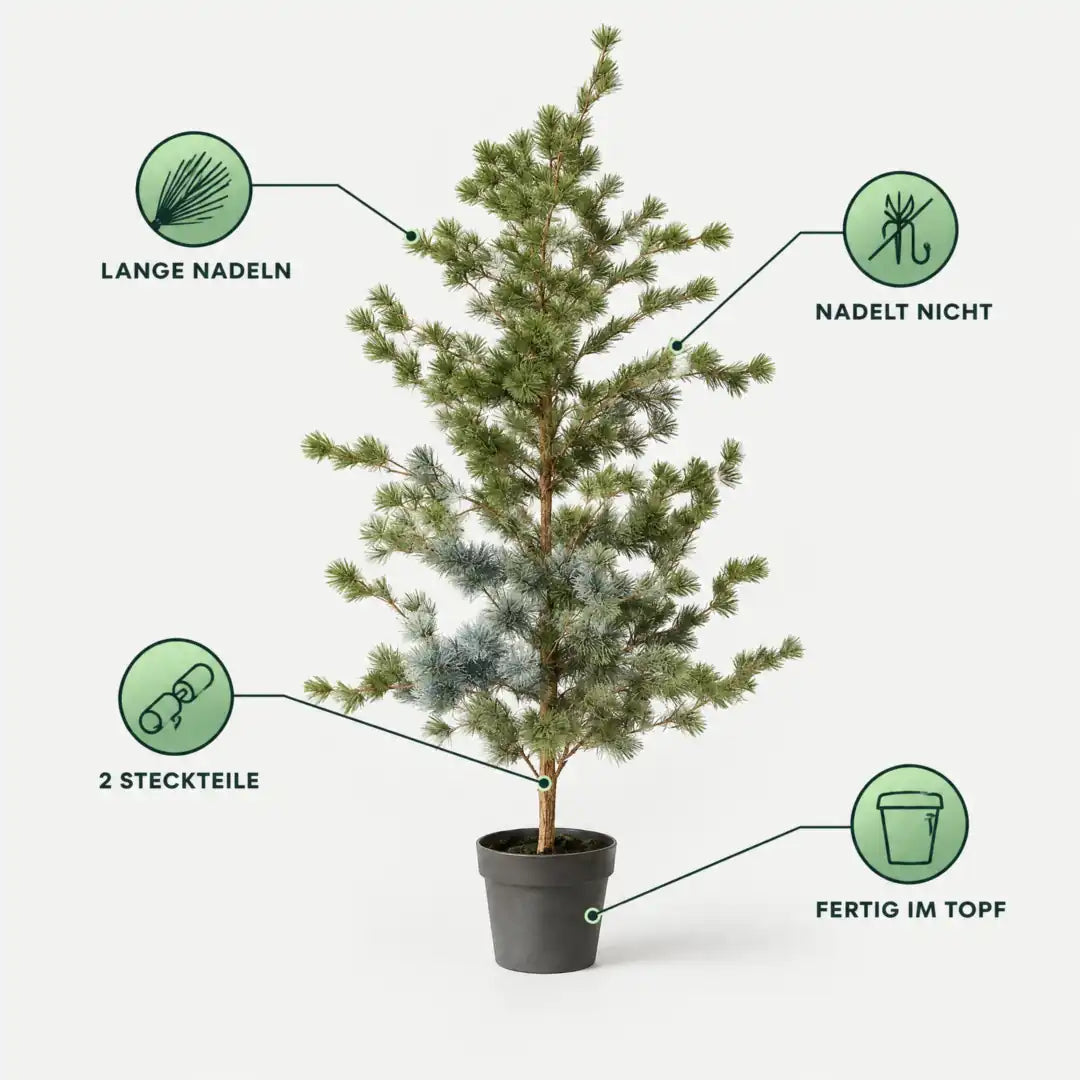 Künstliche Kiefer: Weihnachtsbaum im Topf, 150 cm kaufen
