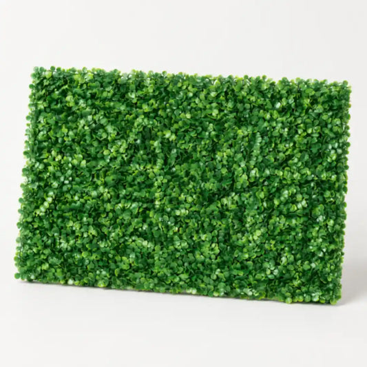 Künstliche Pflanzenwand: Kunsthecken-Paneel in Buchsbaum-Optik, 40 × 60 cm