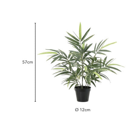 Größe künstlicher Bambus: 57 cm, Topf Ø 12 cm