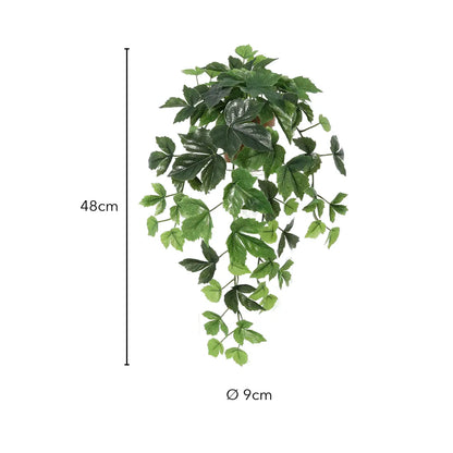 Größe künstlicher Efeu: 48 cm, Topf Ø 9 cm